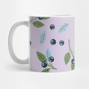 Blueberry pattern Mug